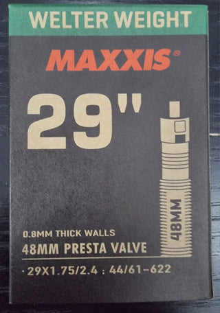 Maxxis Inner Tube 29" Presta Valve (29x1.75/2.4 : 44/61-622)